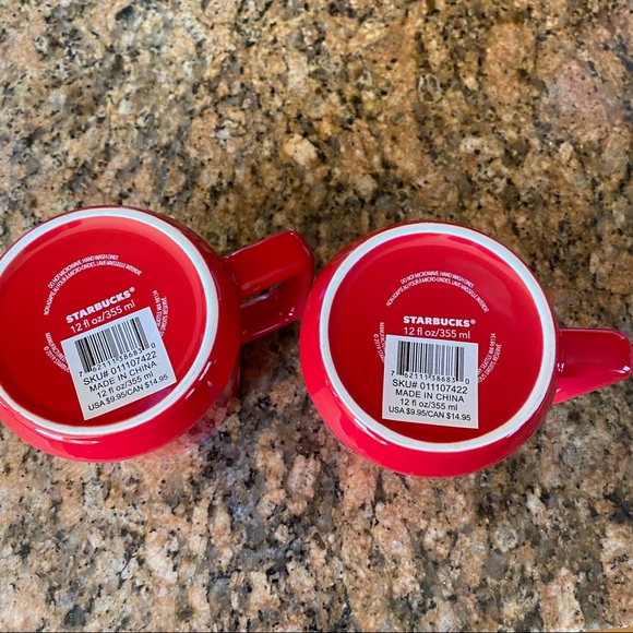 Starbucks Hand Warmer Holiday 2019 Mug Set Red - Picture 4 of 5